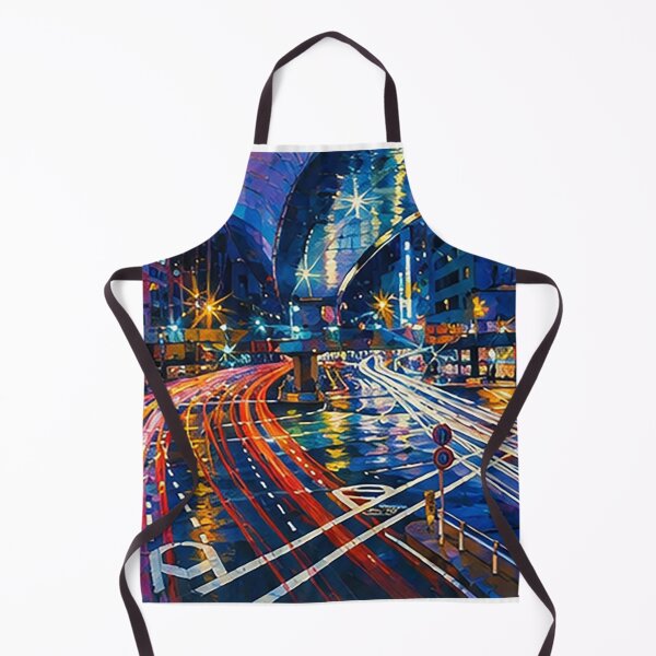 Item preview, Light City Night Painting designed and sold by Satyabenjamin.