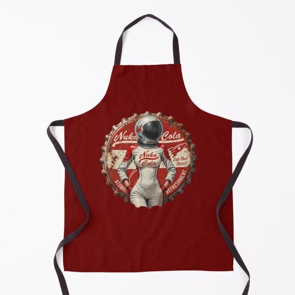 Item preview, Nuka Retro Spacewoman Bottle Cap designed and sold by Fictional Ink Society.