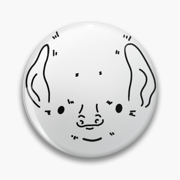 Item preview, Minimalist bat face designed and sold by Bloom & Stick.