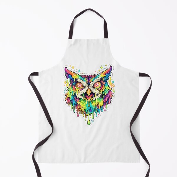 Item preview, Psychedelic Trippy Melting Owl designed and sold by Jaideep Walia.