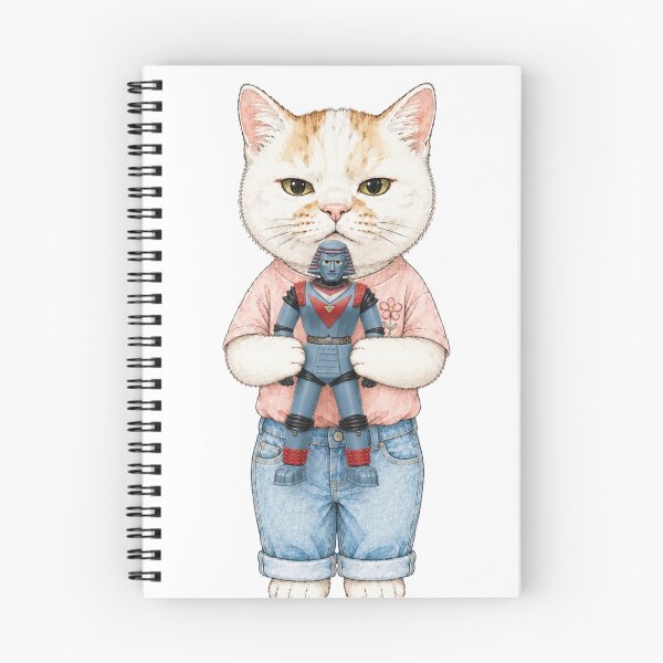 Item preview, Cat with Giant Robo Toy designed and sold by Komatoya.