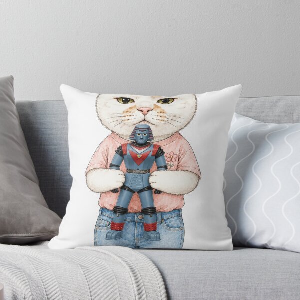 Item preview, Cat with Giant Robo Toy designed and sold by Komatoya.