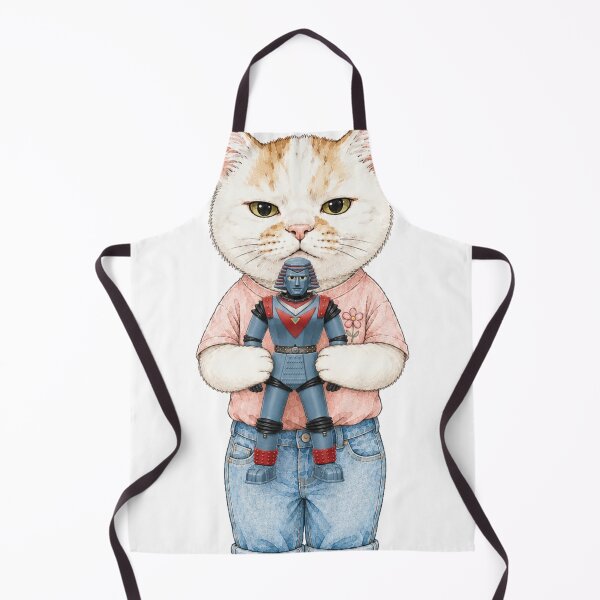Item preview, Cat with Giant Robo Toy designed and sold by Komatoya.