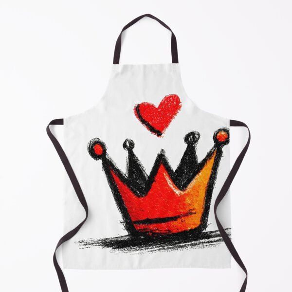 Item preview, Hand Drawn Crown with Red Heart designed and sold by colorful-white.