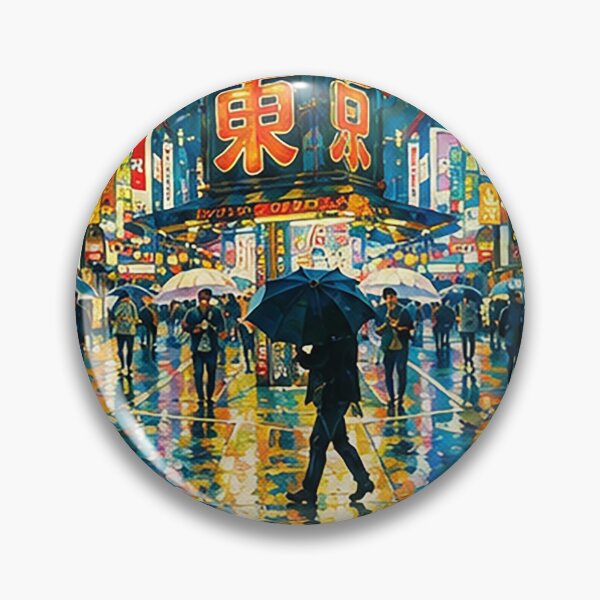 Item preview, Busy Road Rain Painting  designed and sold by Satyabenjamin.