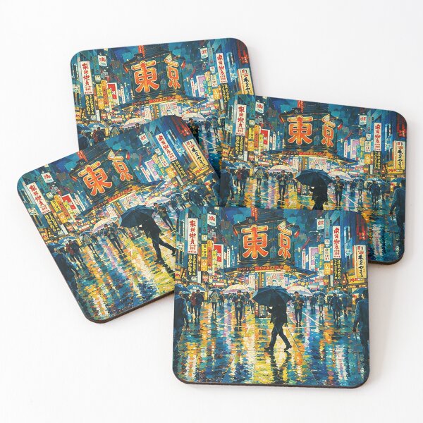 Item preview, Busy Road Rain Painting  designed and sold by Satyabenjamin.
