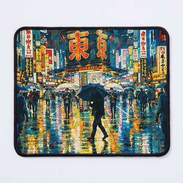 Item preview, Busy Road Rain Painting designed and sold by Satyabenjamin.