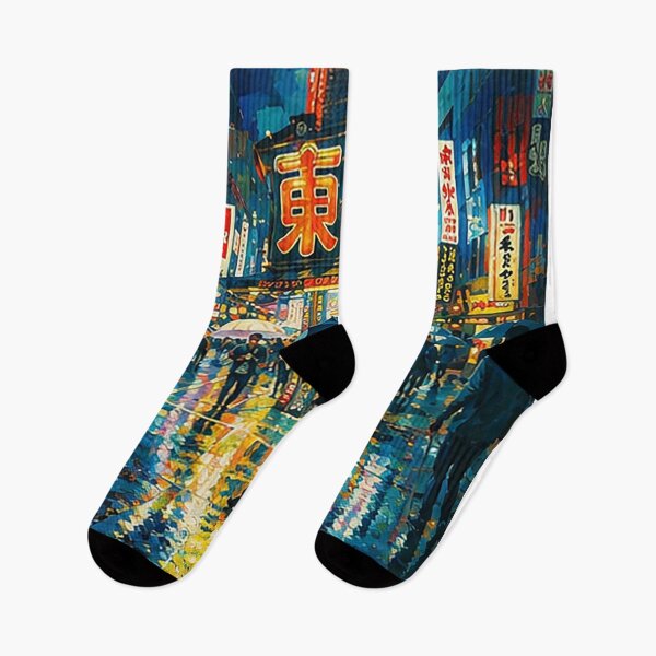 Item preview, Busy Road Rain Painting  designed and sold by Satyabenjamin.