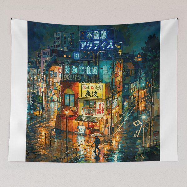 Item preview, Walk front Cafe Painting designed and sold by Satyabenjamin.