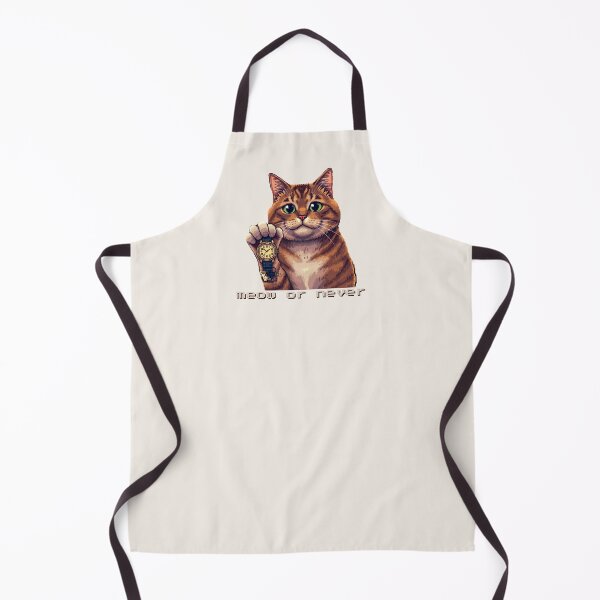 Item preview, Meow or Never designed and sold by TeeHee Puns.