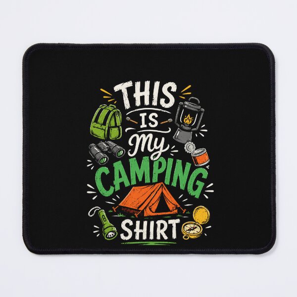 Item preview, This Is My Camping Shirt Funny Outdoor Adventure Camper Design designed and sold by msaloyach.