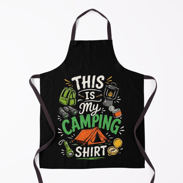 Item preview, This Is My Camping Shirt Funny Outdoor Adventure Camper Design designed and sold by msaloyach.