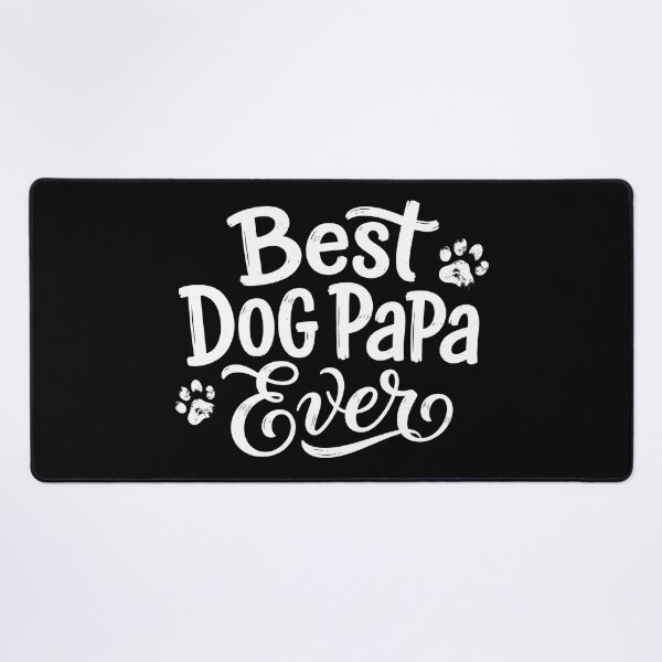 Item preview, Best Dog Papa Ever Quote with Paw Prints designed and sold by Dmo3HarkoArt.