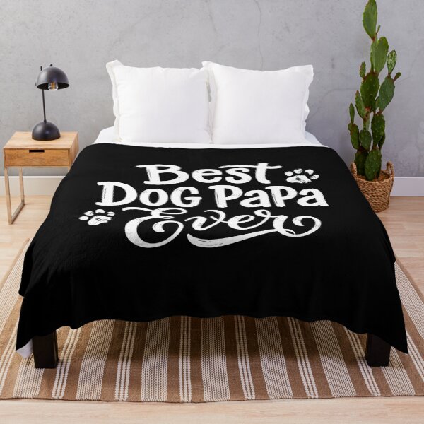 Item preview, Best Dog Papa Ever Quote with Paw Prints designed and sold by Dmo3HarkoArt.