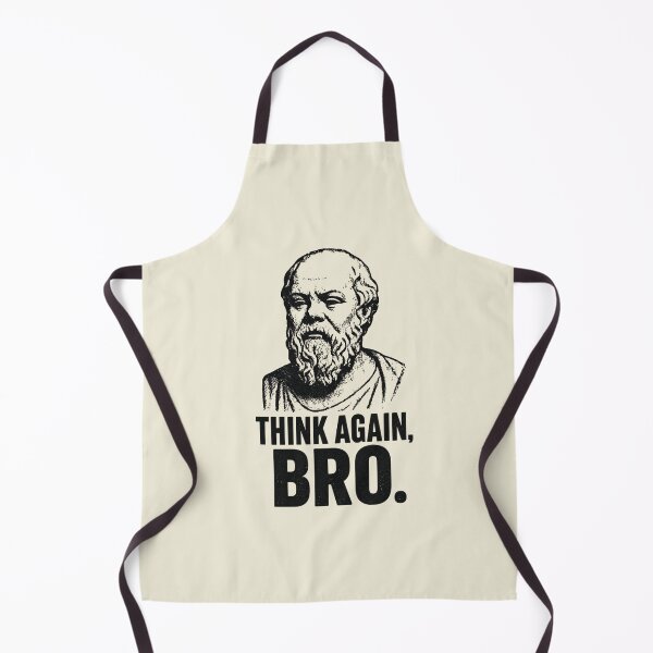 Item preview, Think Again, Bro. - Funny Socrates Philosophy Humor Design (Socrates Meme Collection). designed and sold by SaraSumi.