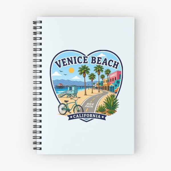 Item preview, Venice Beach,, California Heart Shape Design designed and sold by Myra365Art.