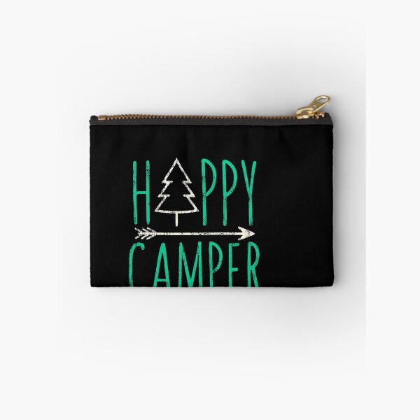 Item preview, Happy Camper Minimalist Outdoor Camping Nature Lover Design designed and sold by msaloyach.