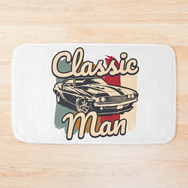 Item preview, Classic Man Vintage Muscle Car Retro Typography designed and sold by DjFreeq.