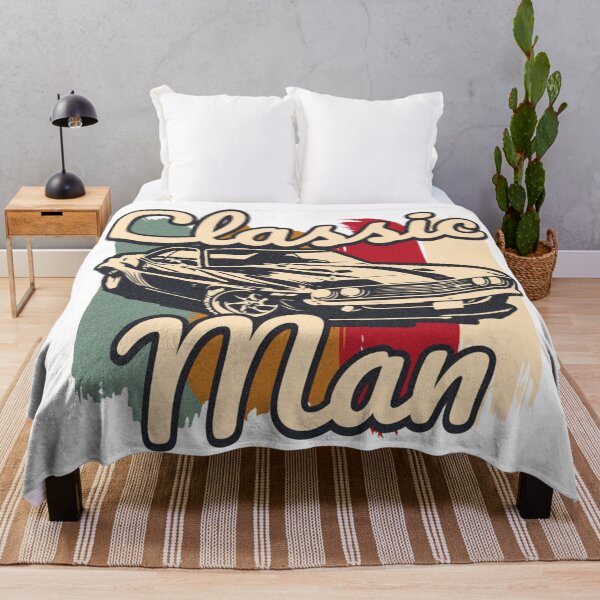 Item preview, Classic Man Vintage Muscle Car Retro Typography designed and sold by DjFreeq.