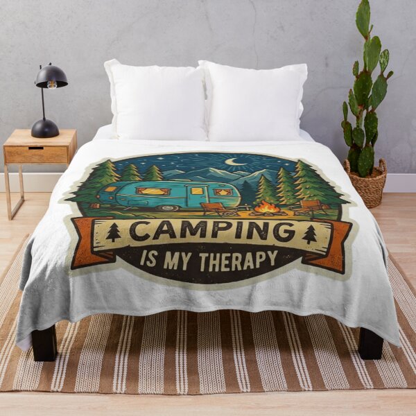 Item preview, Cozy Forest Camping Sticker designed and sold by GabeMountainArt.
