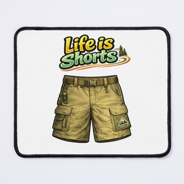 Item preview, Life is shorts. Go hiking. designed and sold by color4all.