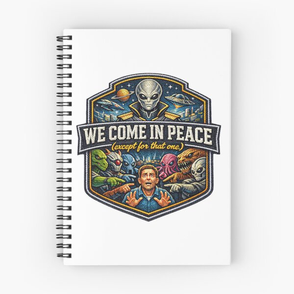 Item preview, We Come In Peace | Shield designed and sold by monolithstudio.