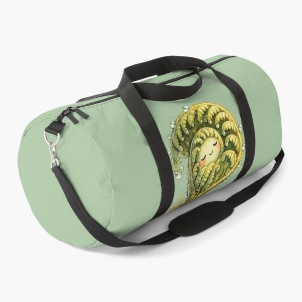 Item preview, Sleepy Fiddlehead Fern Kawaii Baby Nap Art – Cute Botanical Watercolor Illustration designed and sold by MagicMakerPh.