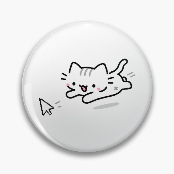 Item preview, Cute Cat Chasing Windows Cursor Retro Internet Nostalgia designed and sold by TrxshWear.