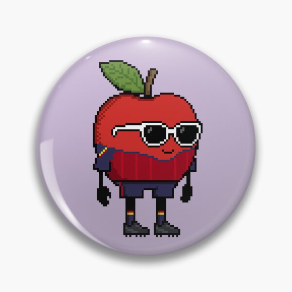 Item preview, Apple Pixel in a Soccer Uniform 25 designed and sold by White Rim Mates.