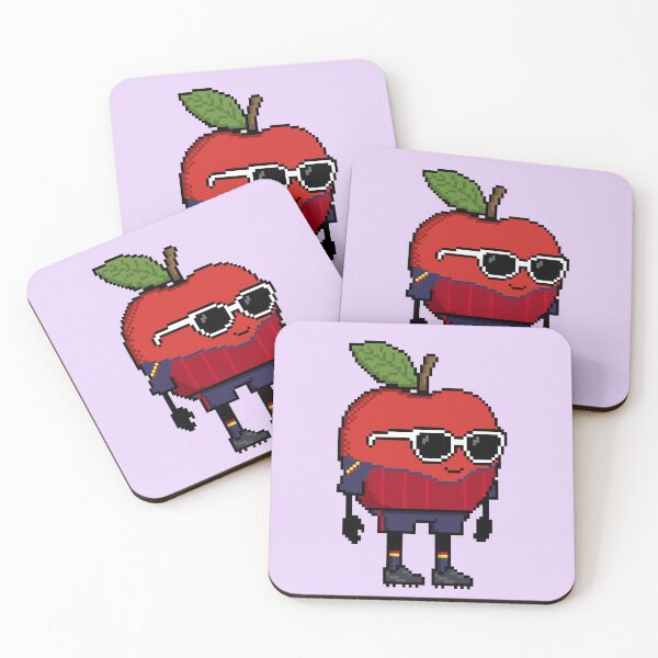 Item preview, Apple Pixel in a Soccer Uniform 25 designed and sold by White Rim Mates.
