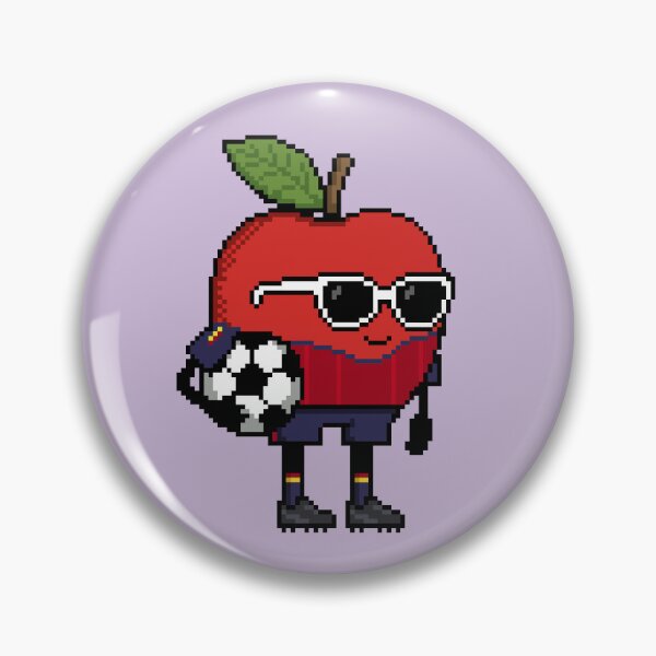Item preview, Apple Pixel in a Soccer Uniform 26 designed and sold by White Rim Mates.