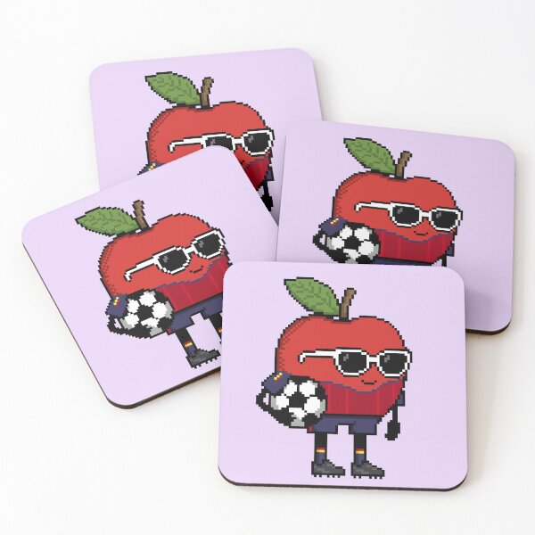 Item preview, Apple Pixel in a Soccer Uniform 26 designed and sold by White Rim Mates.