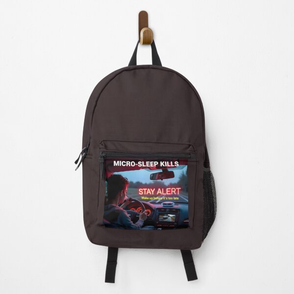 Item preview, Anti-Drowsy Driving Gadget Poster: Funny Wake Up Call Car Slogan Campaign, designed and sold by Creative-RE.