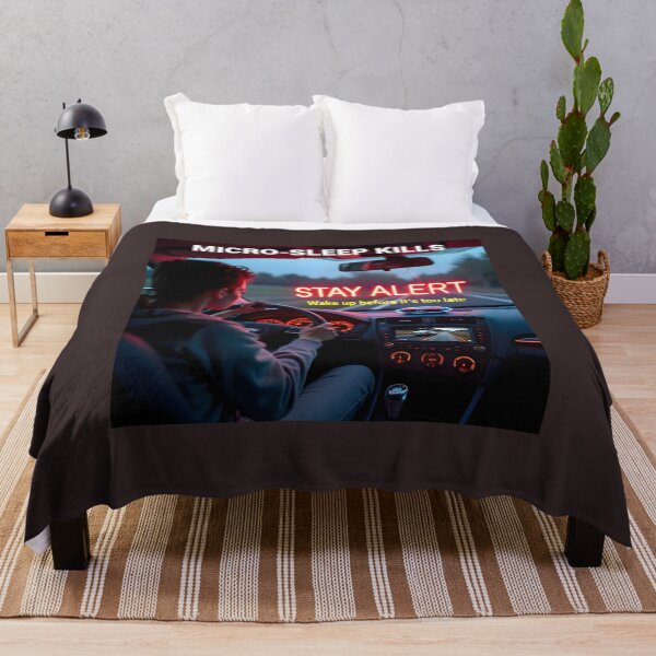 Item preview, Anti-Drowsy Driving Gadget Poster: Funny Wake Up Call Car Slogan Campaign, designed and sold by Creative-RE.