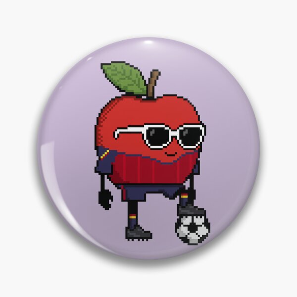 Item preview, Apple Pixel in a Soccer Uniform 27 designed and sold by White Rim Mates.