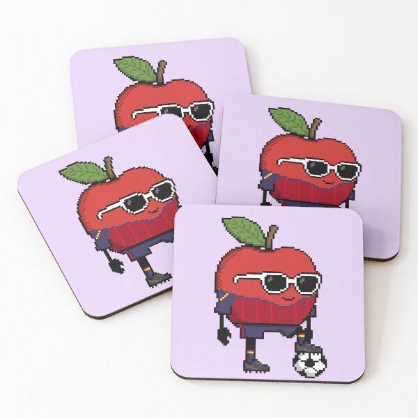 Item preview, Apple Pixel in a Soccer Uniform 27 designed and sold by White Rim Mates.
