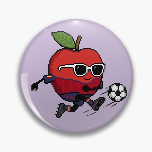 Item preview, Apple Pixel in a Soccer Uniform 28 designed and sold by White Rim Mates.