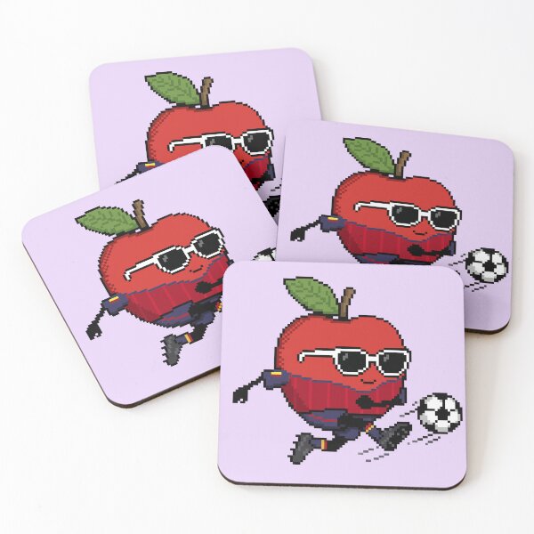 Item preview, Apple Pixel in a Soccer Uniform 28 designed and sold by White Rim Mates.