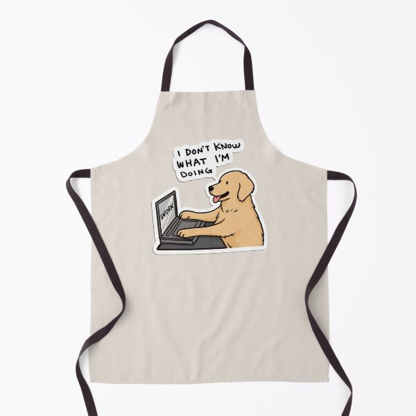 Item preview, Dog At Work With Clueless Smile designed and sold by kelvinmunene13.