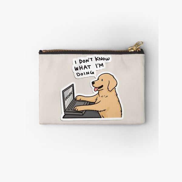 Item preview, Dog At Work With Clueless Smile designed and sold by kelvinmunene13.