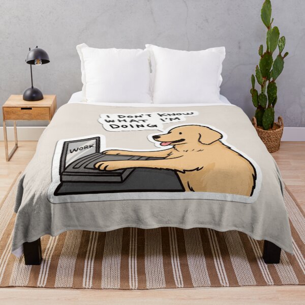 Item preview, Dog At Work With Clueless Smile designed and sold by kelvinmunene13.