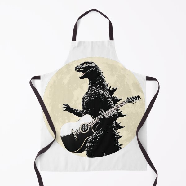 Item preview, Godzilla Playing Acoustic Guitar On Moon designed and sold by icm4639.