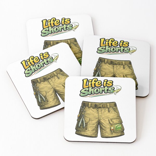Item preview, Life is shorts. Go fishing. designed and sold by color4all.