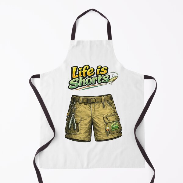 Item preview, Life is shorts. Go fishing. designed and sold by color4all.