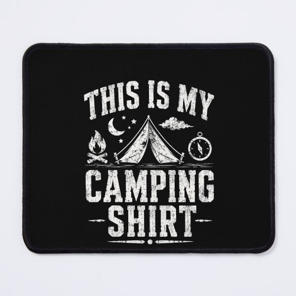 Item preview, This Is My Camping Shirt Funny Campfire Adventure Graphic Design designed and sold by msaloyach.