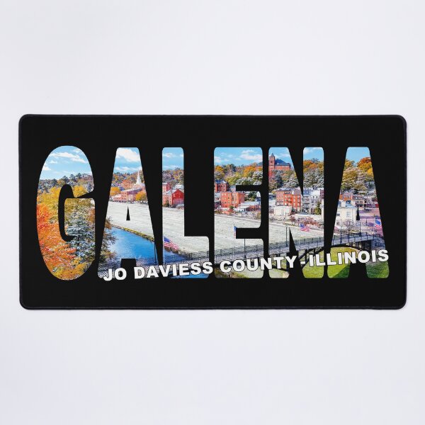 Item preview, GALENA Jo Daviess County Illinois - Historic Town Fall Snow Sunny Day designed and sold by Adam Gormley.