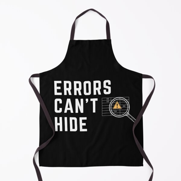 Item preview, Errors Can't Hide Funny Auditor T-Shirt | Accounting Accuracy Quote for Finance Professionals designed and sold by FCA SIR MERCH .