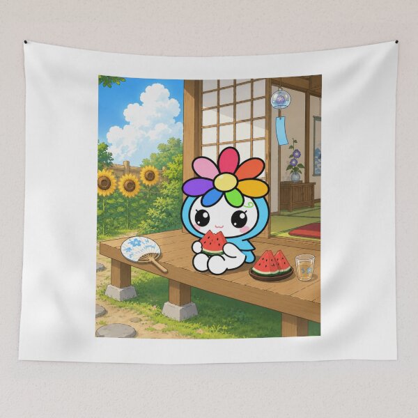 Item preview, Minon the Flower Petals Watermelon designed and sold by Mie-chan.