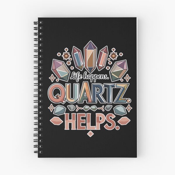 Item preview, Life Happens Quartz Helps Design For Quartz Lovers designed and sold by Glitch-Cult.