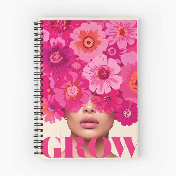 Item preview, Blooming mind. Grow in pink – vibrant floral bloom. designed and sold by Stardust Closet.